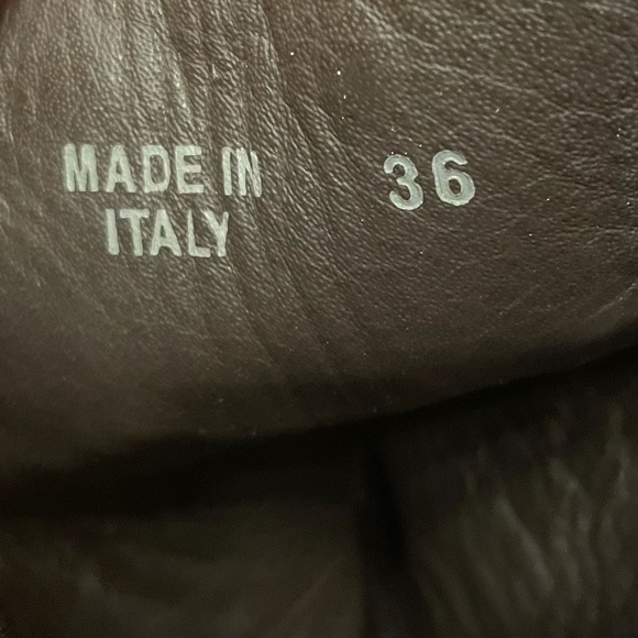 Golden Goose Deluxe Brand Leather Boots with silver Studded Butterfly Vero Cuoio - Picture 11 of 15